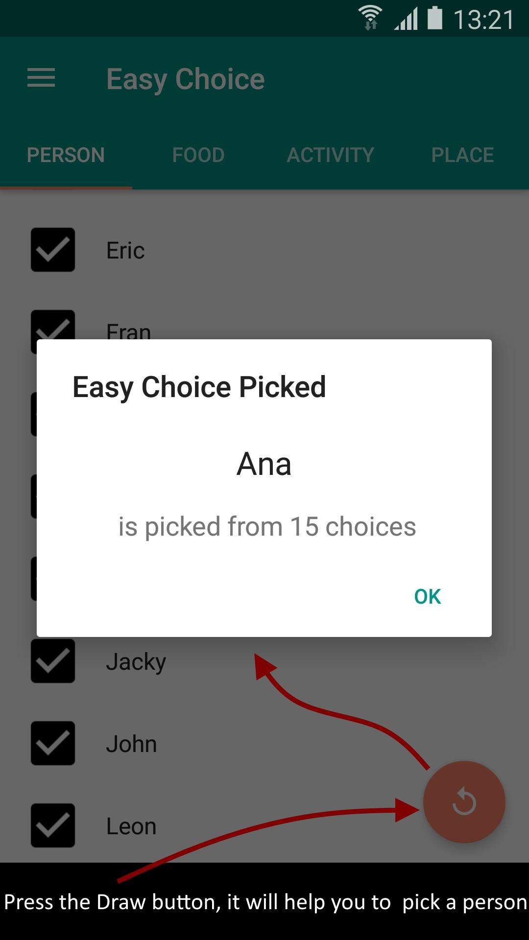 Easy choice