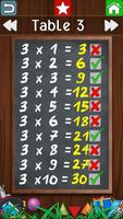 Multiplication Table de jeu capture d'écran 1