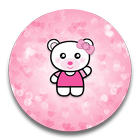 XP Theme Beauty Pink Bear أيقونة