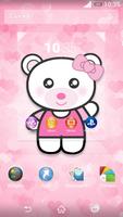 XP Theme Beauty Pink Bear تصوير الشاشة 2