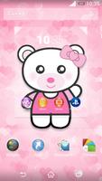 XP Theme Beauty Pink Bear स्क्रीनशॉट 2