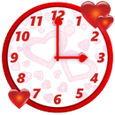 Cute Love Clock Widget APK
