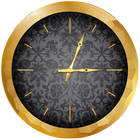 Luxury Gold Clock Widget icon