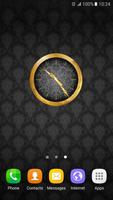 Luxury Gold Clock Widget poster
