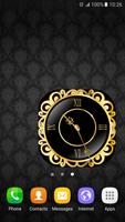 Luxury Gold Clock Widget screenshot 1