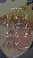 Anime girl lock screen screenshot 1