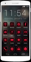 Luxicons Nightly Black & Red screenshot 1