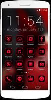 Luxicons Nightly Black & Red ảnh chụp màn hình 2