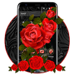 Tema de lujo Black Rose roja