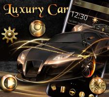 Luxury Golden Car Theme постер