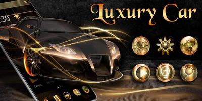 Luxury Golden Car Theme скриншот 3