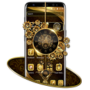 Luxury Golden Clock Theme APK