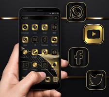 Luxury Golden Black Business Theme скриншот 1
