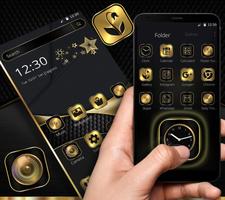Luxury Golden Black Business Theme скриншот 2