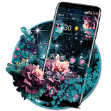 Luxury Sparkling Flower Theme icon