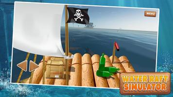 Wasser Raft Simulator Plakat