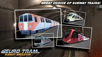 Euro Tram Subway Simulator syot layar 2
