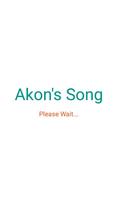 Hit Akon's Songs lyrics ポスター