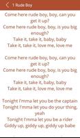 Hit Rihanna's Songs Lyrics تصوير الشاشة 2