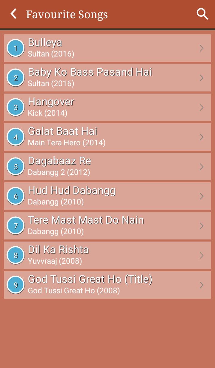 Hit Salman Khans Songs Lyrics For Android Apk Download - uff roblox song mp3