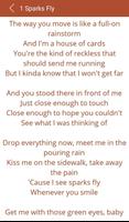 Hit Taylor Swift's Songs Lyric captura de pantalla 2