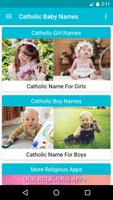 Catholic Baby Names الملصق