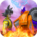 Flying Goku Torch Hero Vs Super Light Hero Robots APK