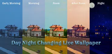 Day night automatic change wallpaper