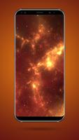Fire Space Nebula HD постер
