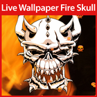 Fire Skull Live Wallpaper icon