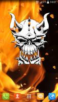 Fire Skull Live Wallpaper Affiche