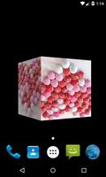 Valentine 3D Cube LWP Ekran Görüntüsü 3