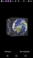Earth Cube 3d Live Wallpaper پوسٹر