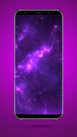 Pink Space Nebula HD โปสเตอร์