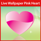 Pink Heart Live Wallpaper ไอคอน
