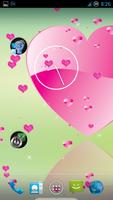 Pink Heart Live Wallpaper capture d'écran 1