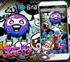 Mát mẻ graffiti chủ đề bài đăng