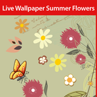 Summer Flowers Live Wallpaper icône