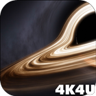 4K Black Hole Horizon Video Li-icoon