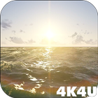 4K Ocean Waves Video Live Wall icône