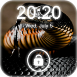 4K Snake Skin Lock Screen