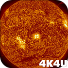 4K Sun Telescope Video Live Wallpaper icon