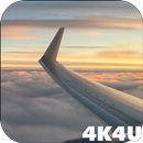 4K View from Airplane Video Live Wallpaper APK
