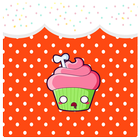 Zombie Cupcakes Live Wallpaper icône