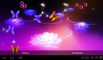 Lotus Live Wallpapers تصوير الشاشة 1