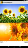 3D Sunflower Wallpaper - Screen Lock, Sensor, Auto ảnh chụp màn hình 2