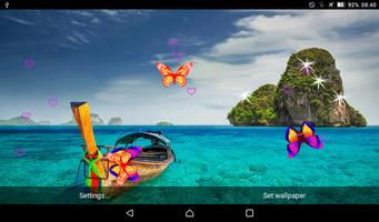 Paradise Live Wallpaper - Screen Lock, Sensor,Auto পোস্টার