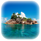 Tropical island أيقونة