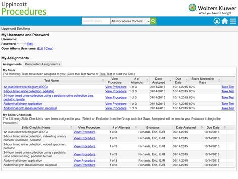 Lippincott Procedures 截图 12