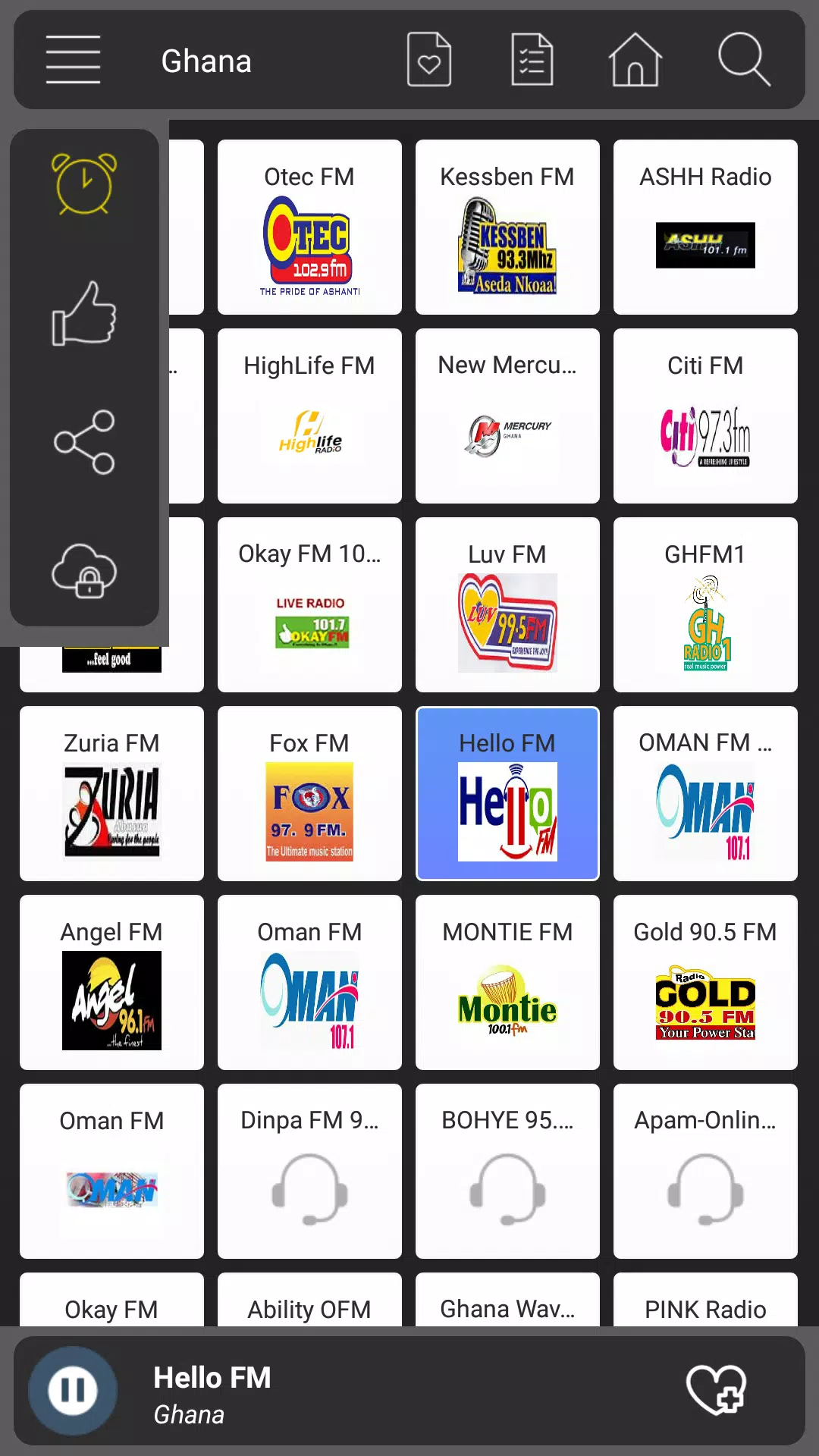 Radio Ghana online - Music And News APK pour Android Télécharger